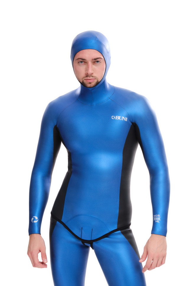 Куртка с капюшоном раздельного гидрокостюма BUNI Slider Yamamoto для фридайвинга